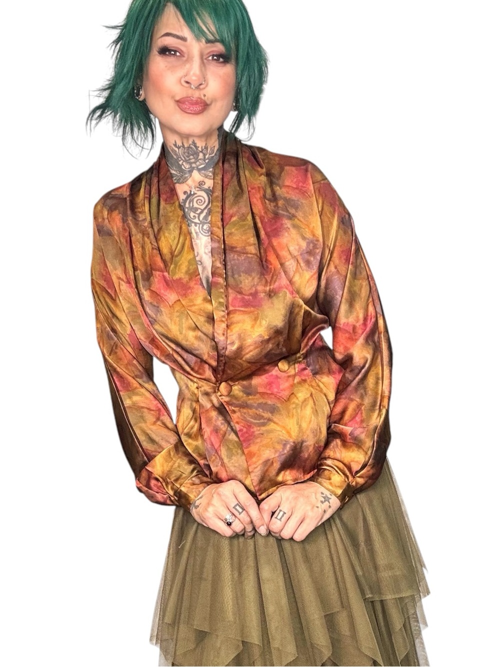 Michelle Stuart 90s fairycore blouse